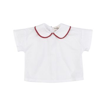 Babe & Tess Chemise Jacob Shirt Bianco Melograno