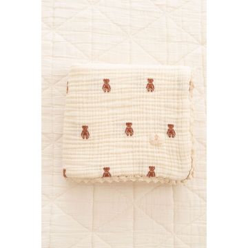 New Grain layered gauze blanket - teddy 