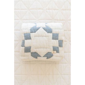 New Grain cottage quilt - bluebell