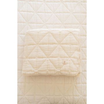 New Grain quilted blanket crib - natural