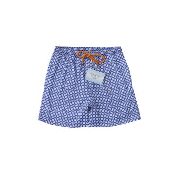 Leo & Zachary QuarterFoil Stretch Swim Trunk