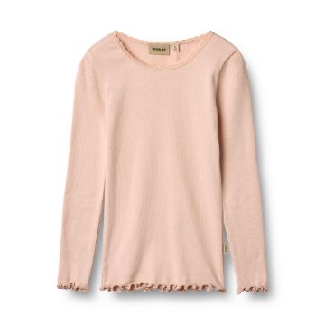 Wheat Rib T-Shirt L/S Reese powder