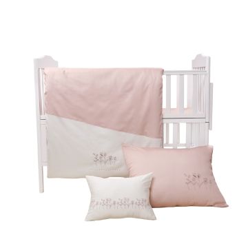 Manilla Baby Asymmetrical Design Ecru/Dusty Rose
