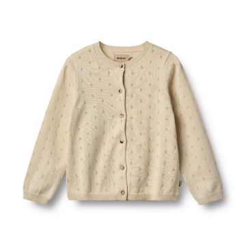 Wheat Knit Cardigan Maia sandshell