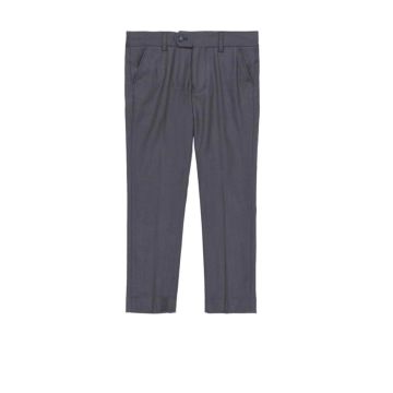 Charkole boys classic fit dress pants medium grey