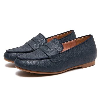Taps Navy Dressy Loafer