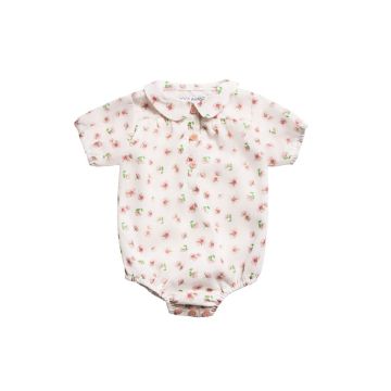 Mode Avant Soft Pink Floral Baby Romper