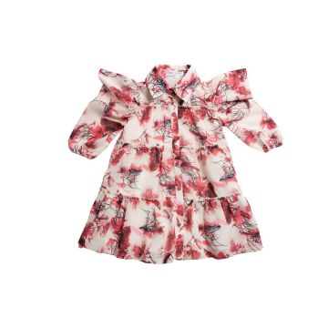 Mode Avant Ivory/Hot Pink Print Dress