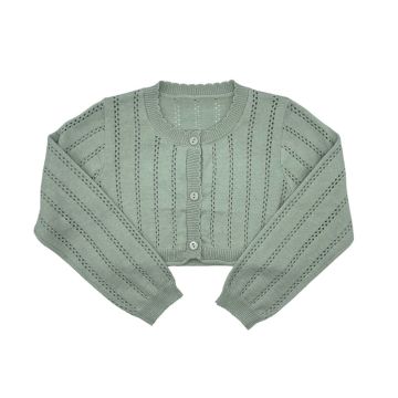Best Frendz Pointelle Girl Cardigan Mint