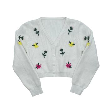 Best Frendz Tulip Cardigan Ivory