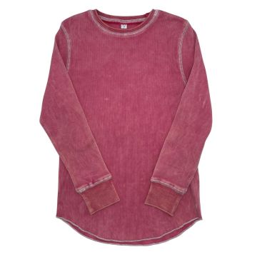 Best Frendz Distressed Rib T-Shirt Mauve