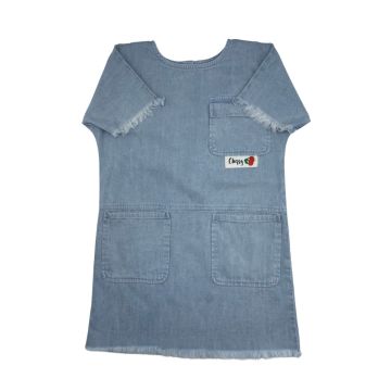 Best Frendz Cherry Tag Dress Chambray