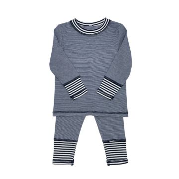 Best Frendz Micro Stripe PJ Navy