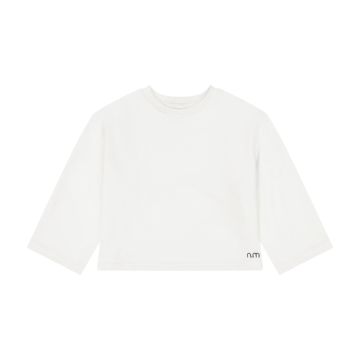 N.M Cropped Sweatshirt White