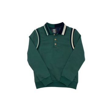 Best Frendz Ribbed Armhole Polo Hunter