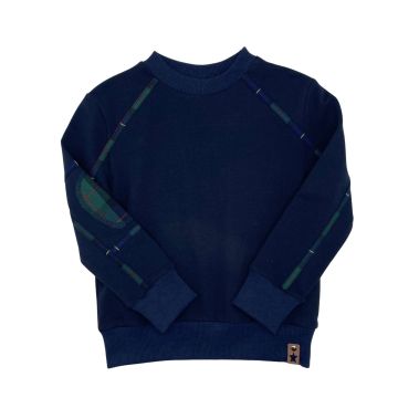 Best Frendz Criss Cross Sweat Top Navy
