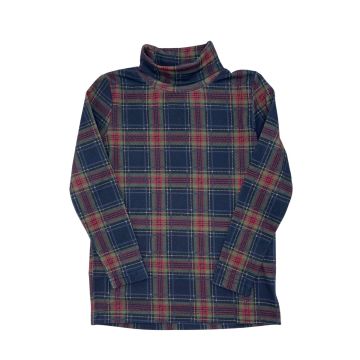 Best Frendz Printed Turtleneck Plaid