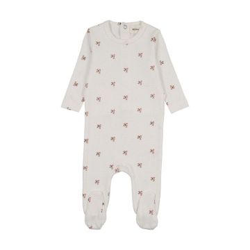 Mema Knits PRINTED SNAP BACK FOOTIE