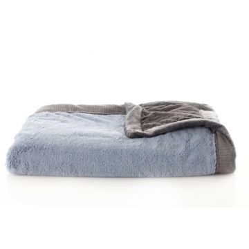 SARANONI Lush RECEIVING Blanket - SLATE BLUE