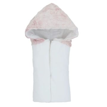 Bondoux Hooded Towel Pink Tie Dye