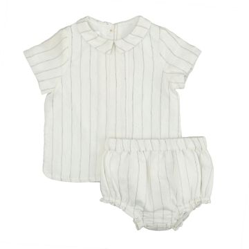 Bonjour Striped Boys Two-Piece Set 
