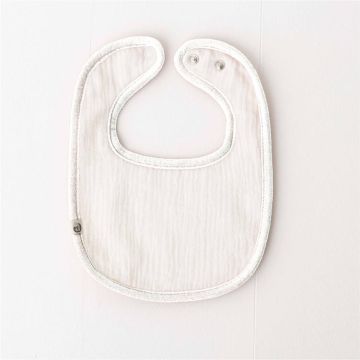 lil legs white baby bib