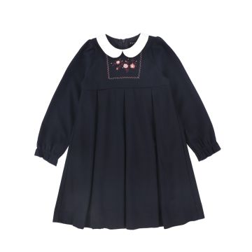 Wool Embroidered Dress 