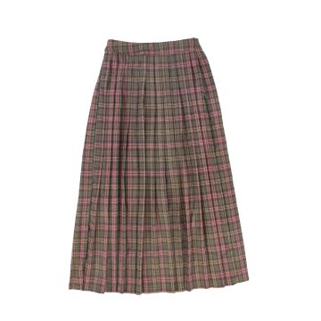 Valentina Colorful Plaid Maxi Skirt 