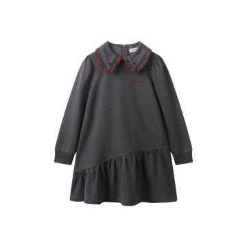Limonana Whimsy Dress Grey/Burgundy