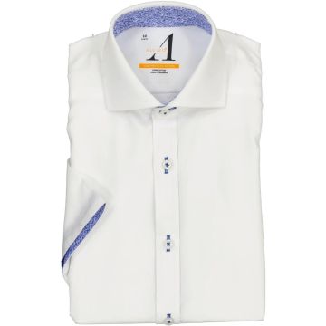 Alviso Boys Contrast Slim SS Shirt Multi Pattern