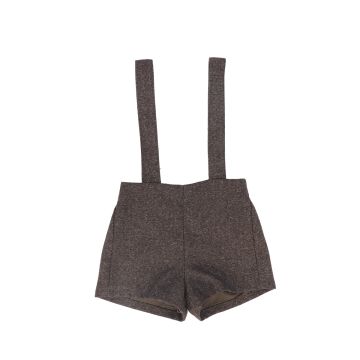 Le Bourdon Textured Overalls Brown