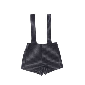 Le Bourdon Textured Overalls navy