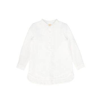 Le Bourdon Textured Button Blouse 