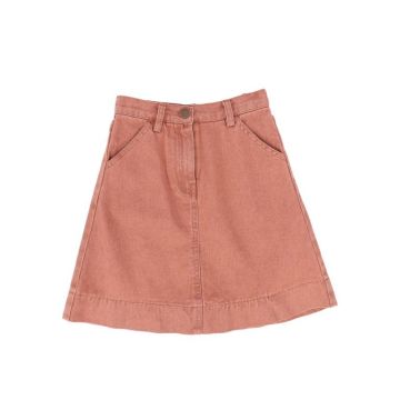 Bamboo Denim Side Pocket Skirt