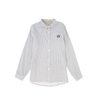 Le Bourdon Collar Blouse Navy/White