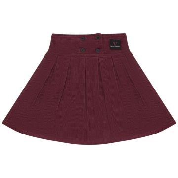 Calla Lili GIRL SKIRT WITH PLEATS Cranberry