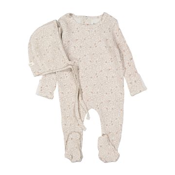 Ladida Liana Print Romper and Bonnet