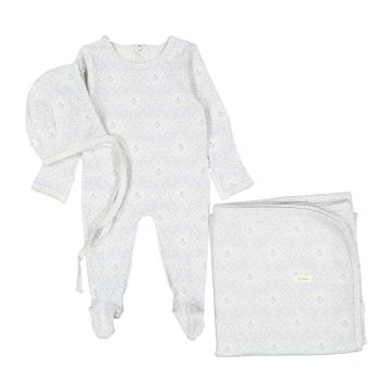 Ladida Damask Printed Layette Set
