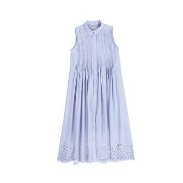 Viva Valentina Pleated Eyelet Trim Jumper 