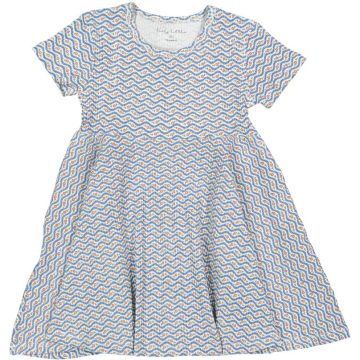 Lovely Littles The Printed SS Dress - Elsie Denim