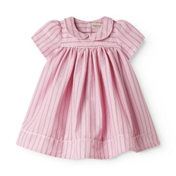 Marmar Dulla Dress Bonbon Pink Stripes