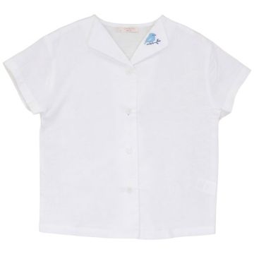 Calla Lili BOY LINEN SHIRT WITH BIRD