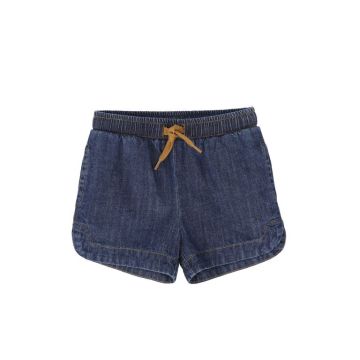 Bamboo Denim Drawstring Shorts