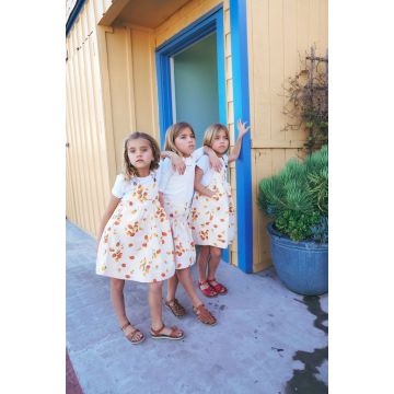 Calla Lili GIRL PINAFORE STRAWBERRY DRESS