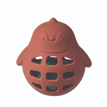 Mary Meyer Simply Silicone Penguin Roly Rattle – 5″