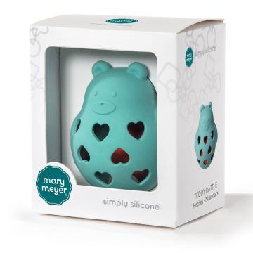 Simply Silicone Teddy Roly Rattle – 5″
