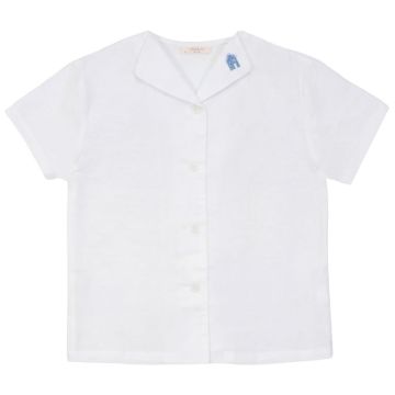 Calla Lili BOY LINEN SHIRT WITH HOUSE