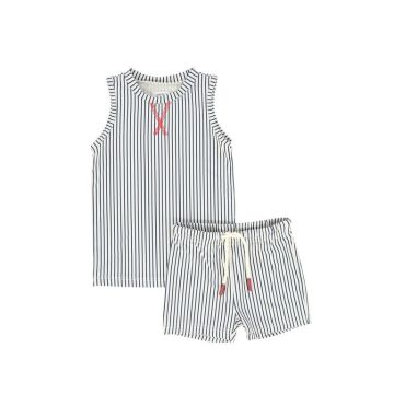 Water Club Thin Striped Tank Set 