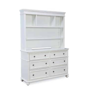 Legacy Classic Kids Madison Dresser (6 Drawers) Natural White Painted
