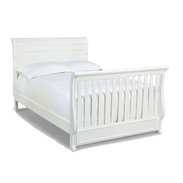 Legacy Classic Kids Madison Converter Bed Rails - Converts Crib to 4/6 Full Size Bed* Size 55x88x48 Natural White Painted